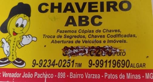 CHAVEIRO ABC